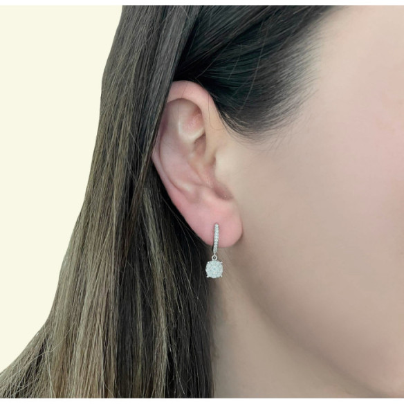 Pendientes Diamantes Criolla - Pendientes de Novia