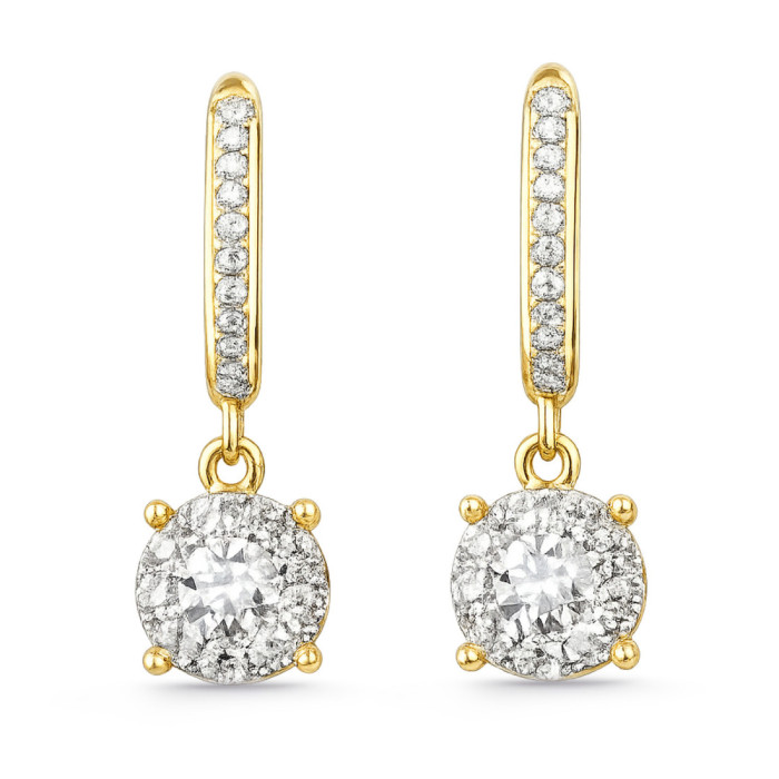 Pendientes Diamantes Criolla - cortos