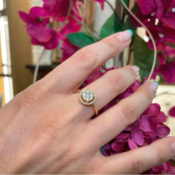 Gardenia-Diamantring 0,65 - Brillant