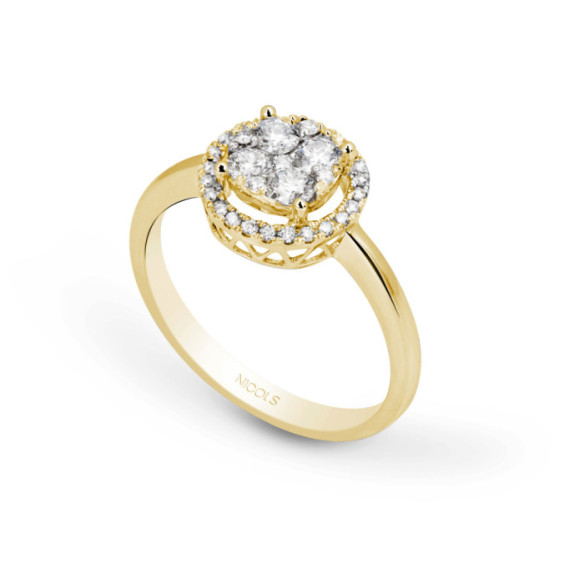 Gardenia-Diamantring 0,65 - Brillant
