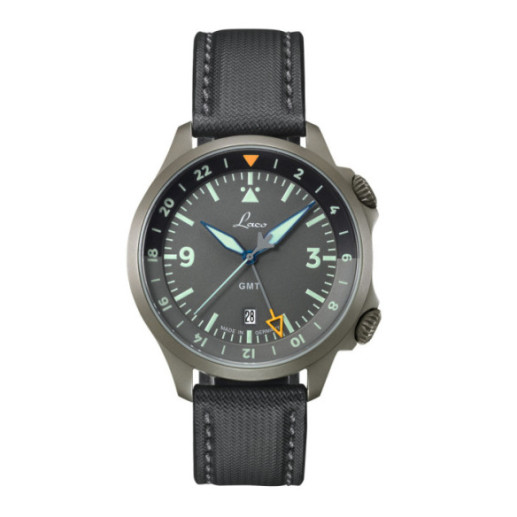 Laco Frankfurt GMT Grau Special Models 43mm Auto - LACO