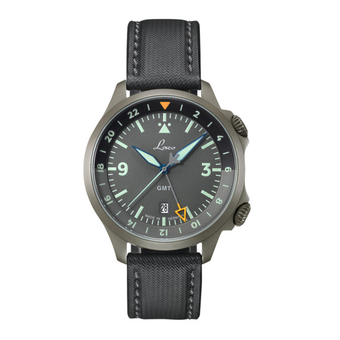 Laco Frankfurt GMT Grau Special Models 43 mm Automatic - LACO
