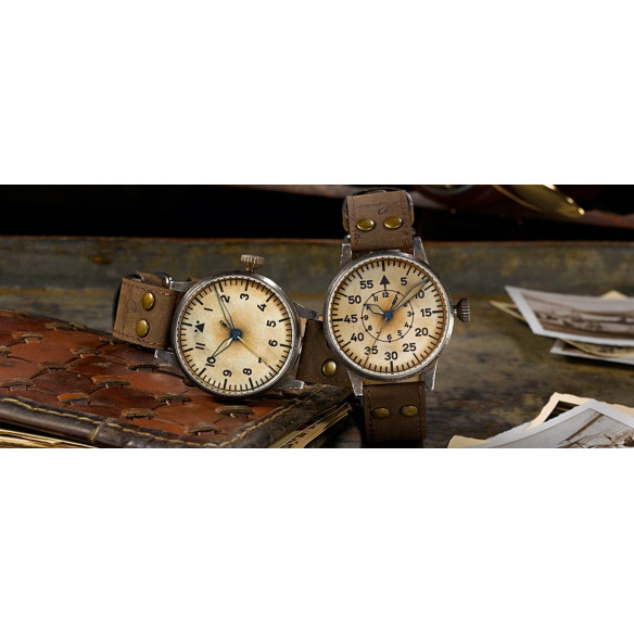 Laco Erbstücke Graz  Erbs. 42mm Flieger Original Cuerda M - LACO