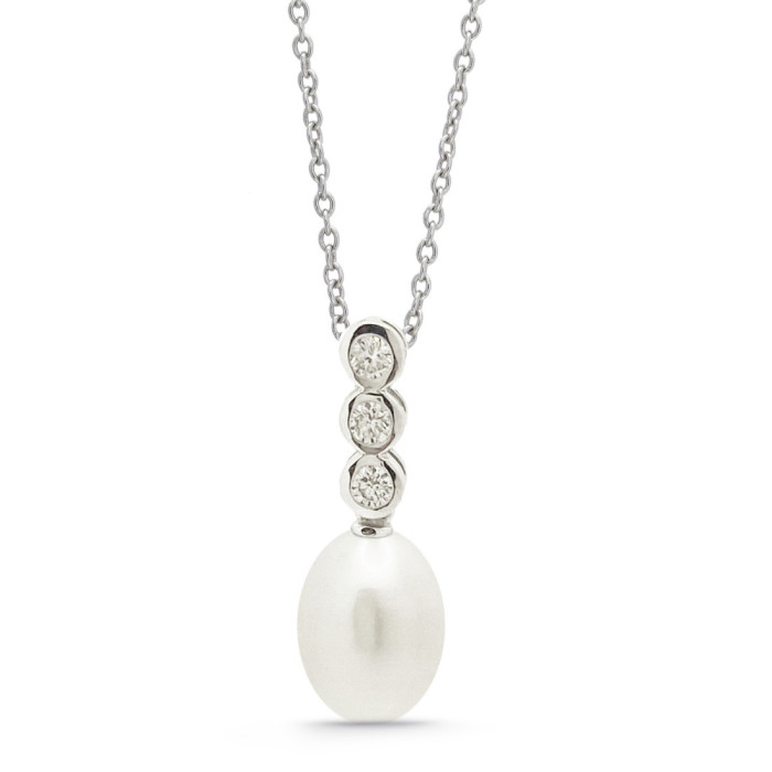 Perle di perle e perle perle signora - Collane di diamante