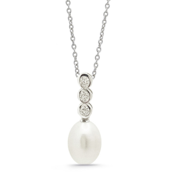 Perle di perle e perle perle signora - Collane di diamante