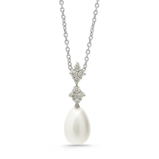 Colgante Diamantes Y Perla Pearls Lady - Collares de Diamantes
