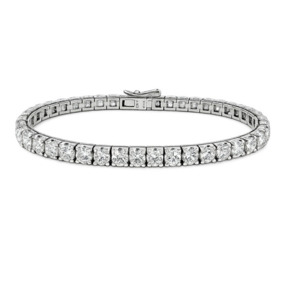 Pulsera Diamantes 9.0 ct. Oro Blanco Riviere - Bracciali diamantati