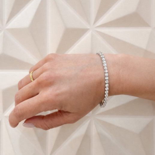 Pulsera Diamantes 9.0 ct. Oro Blanco Riviere - Pulseras de Diamantes 2