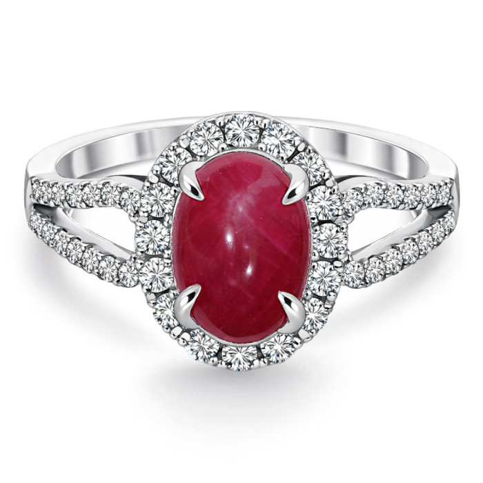 Anillo Diamantes Rubí Royal Jewels - Anillos de Rubí