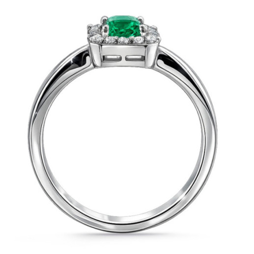 Anillo Esmeralda Sunset 0.55 Ct - Impegno di anniversario degli anelli 2