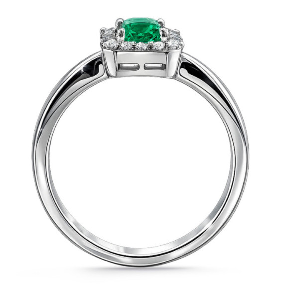 Anillo Esmeralda Sunset 0.55 Ct - Anillos Compromiso Aniversario