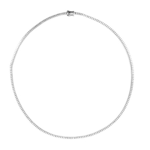 Collar Diamantes 5ct Riviere 43cm Jackie - Coleiras Riviere Diamonds