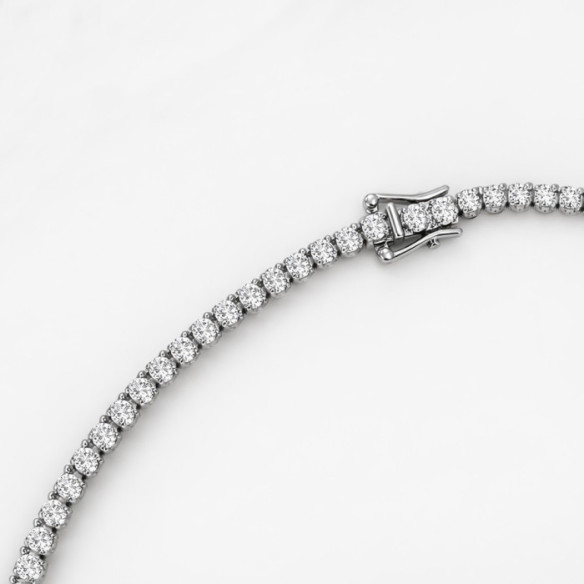 Collar Diamantes 5,00 ct Oro Blanco Riviere 40 cm - Coleiras Riviere Diamonds