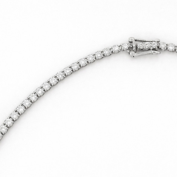 Collar Diamantes 3,50 ct Oro Blanco Riviere 40 cm - Coleiras Riviere Diamonds