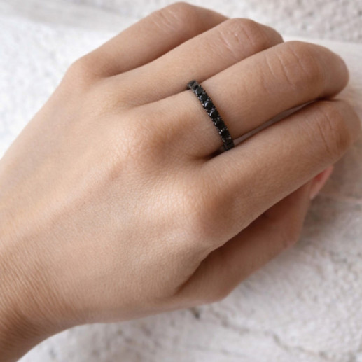 Ring Black Diamonds BLACK POWER - Brilliant Cut 2