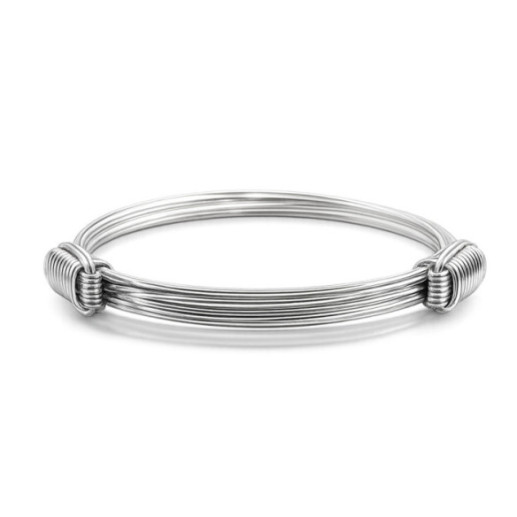 Pulsera Plata Nudo Corredera 8 Hilos - Bracelets d'argent