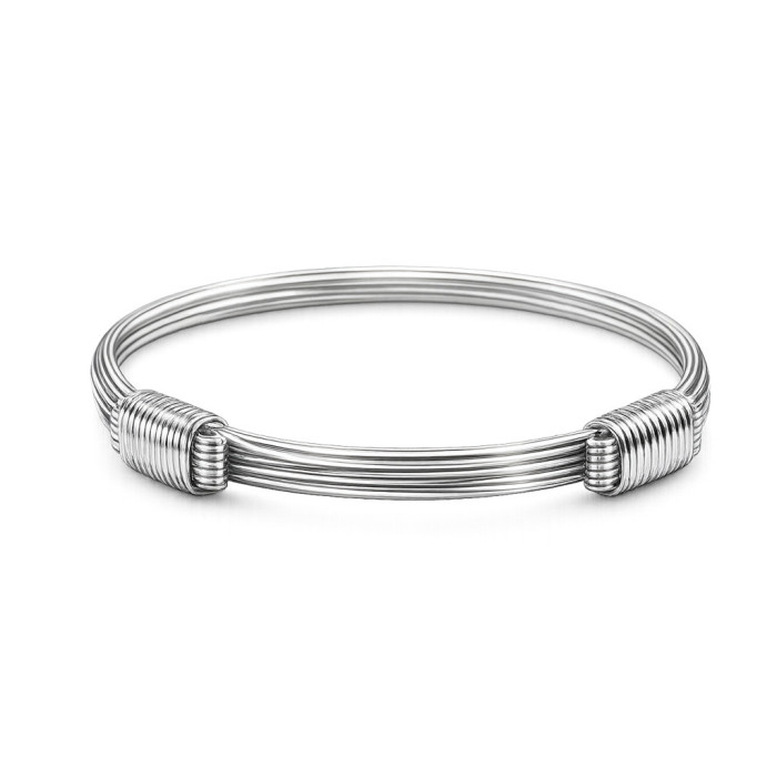 Silbernes Schiebeknotenarmband 10 Stränge - Silberarmbänder