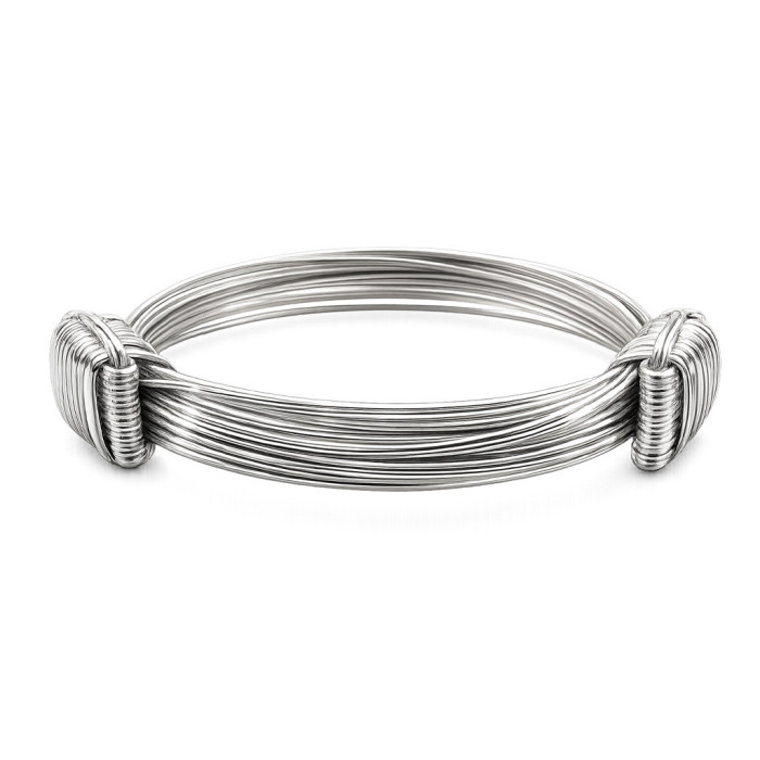 Pulsera Plata Nudo Corredera 15 Hilos - Bracelets d'argent