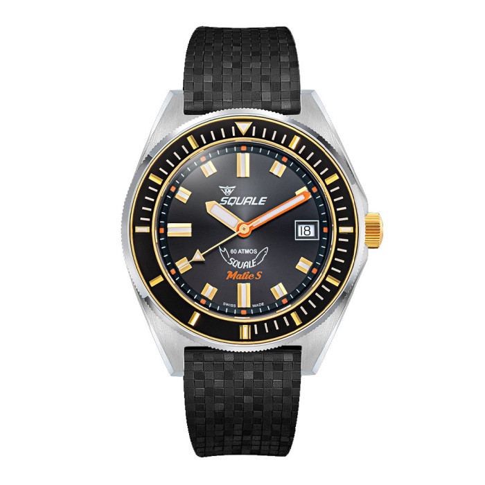 Squale Matic S Two-Tone Mosaic Rubber - SQUALE