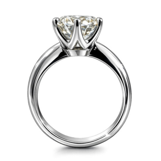 Anillo de Diamante 2,00 Quilates Charlotte en Oro Blanco - Anillos Diamante mayor 2 ct 2