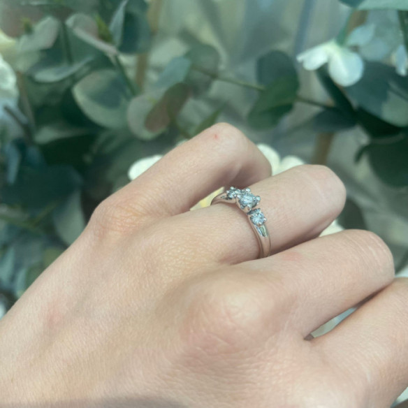 Anillo Megan Trilogy 0.55 - Talla Brillante
