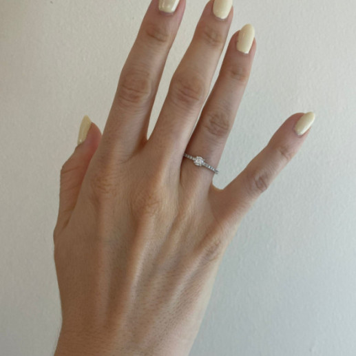 Anillo Solitario Brillante Dafne Petit 0.20 - ANéIS 2