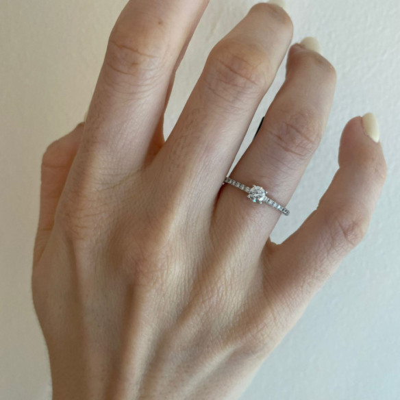 Dafne Petit Brilliant Solitaire Ring 0.25 - Rings