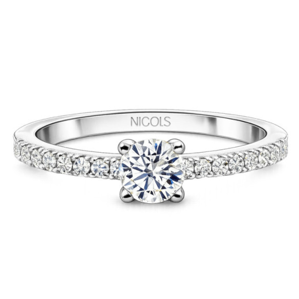 Anillo Dafne Petit Diamante 0.30 - ANILLOS
