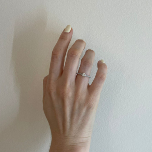 Anillo Dafne Petit Diamante 0.30 - RINGE 2