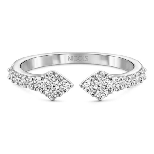 Anillo Diamantes Oro blanco Aura - Génial