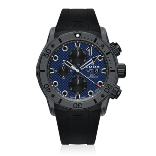 Edox CO-1 Carbon Chronograph Automatic 45mm - EDOX