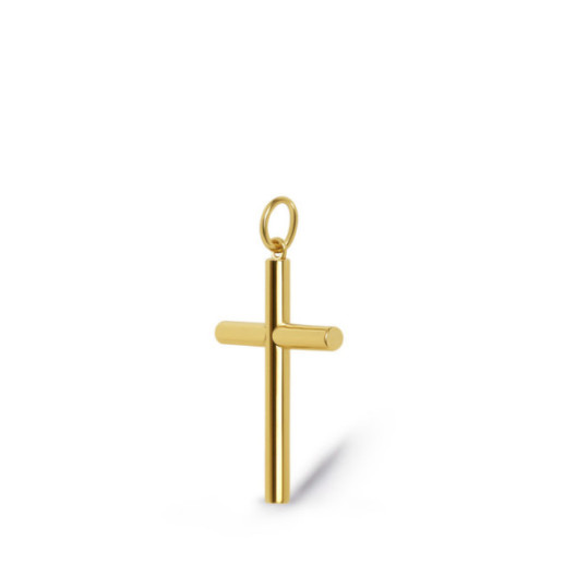 Cruz Oro Lisa Maciza Tubo Xs - Cruces 2