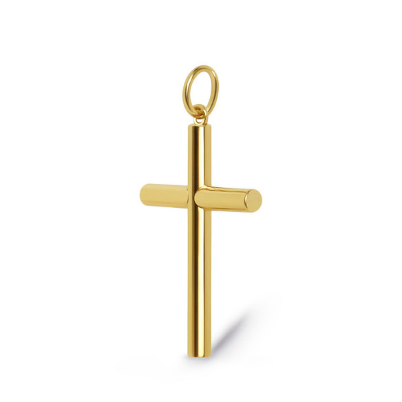 Cruz Oro Lisa Maciza Tubo Xl - Atravessa