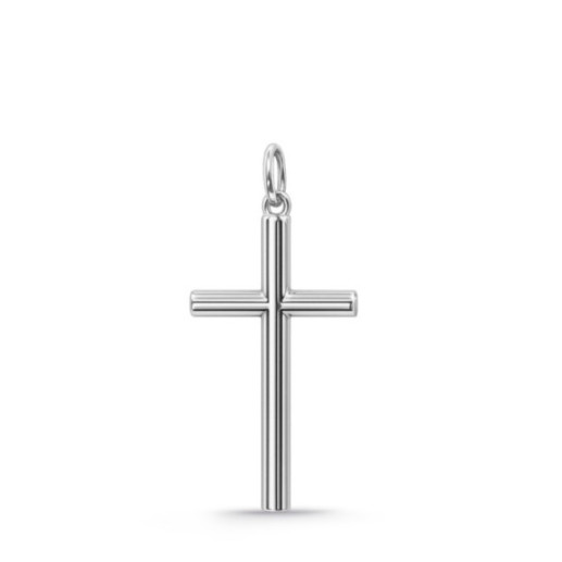 Cruz Oro Lisa Maciza Tubo L - Cruces