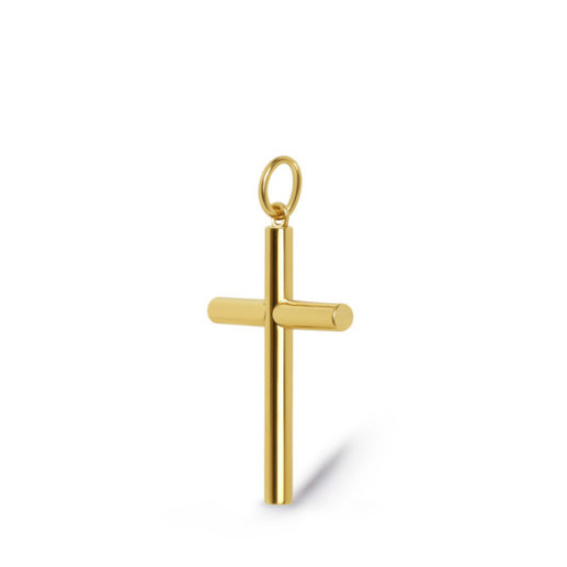 Cruz Oro Lisa Maciza TUBO S - Cruces 2