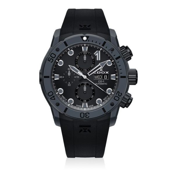 Edox CO-1 Carbon Chronograph Automatic 45mm - EDOX