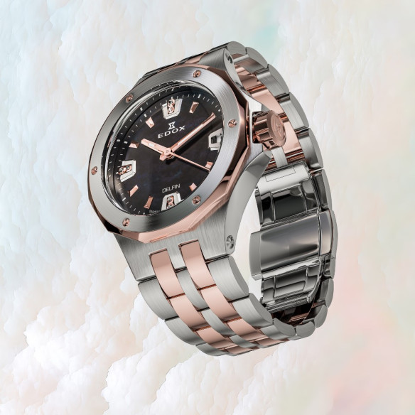 Edox Delfin The Original Date Lady 33mm