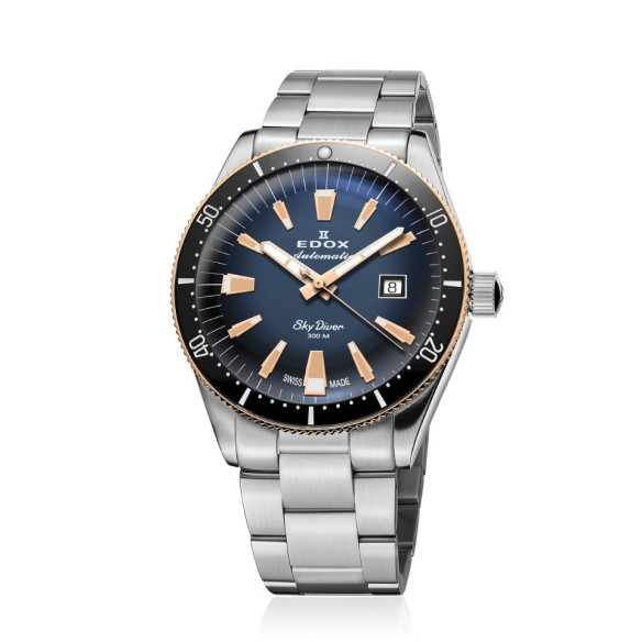 Edox Skydiver Date Automatic Limited Edition 42mm 80126-357RNM-BUIDR