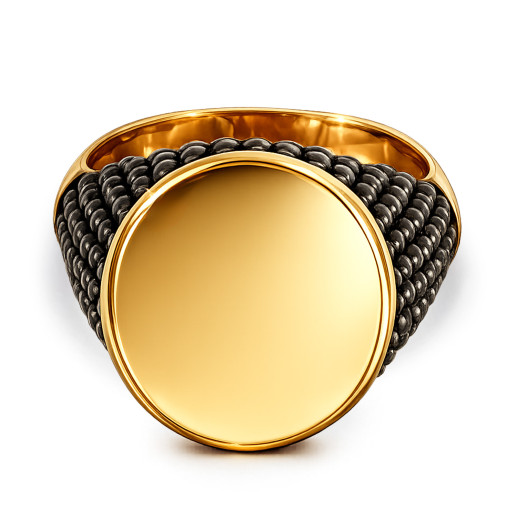 Sello Oro Oval Moderno