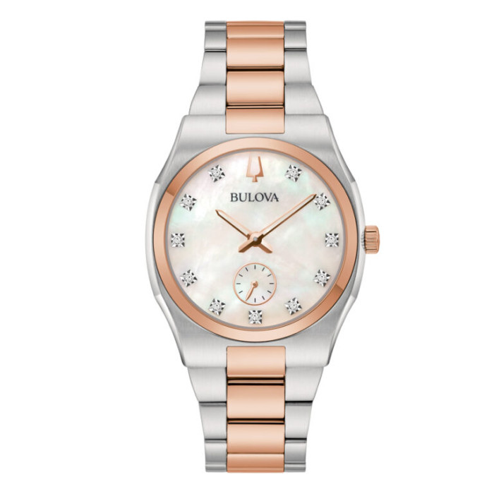 Bulova Classic Surveyor Lady 11 diamantes 98P221