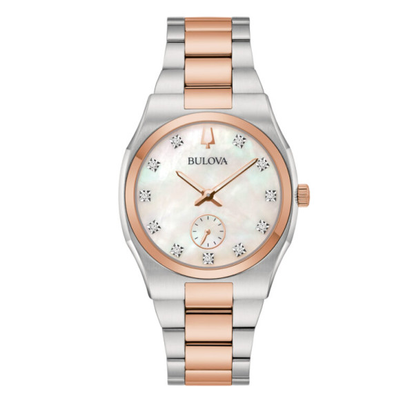 Bulova Classic Surveyor Lady 11 diamantes 98P221