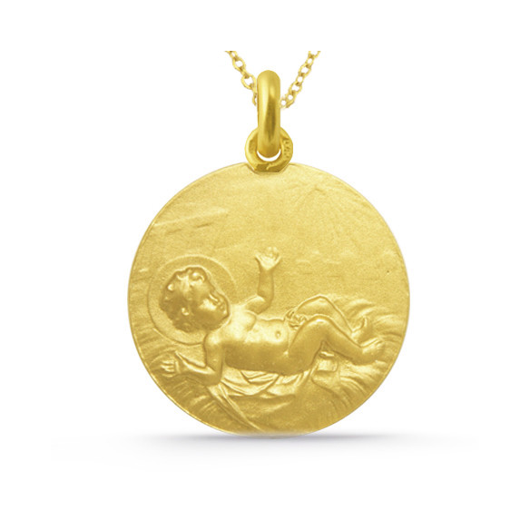 Baby Jesus Medal 18k Gold 04516000052