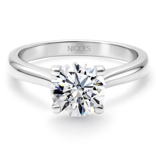 Nancy diamant ring 0,10 til 0,70 carat i 18K hvidguld