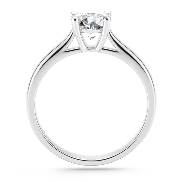 Nancy diamant ring 0,10 til 0,70 carat i 18K hvidguld