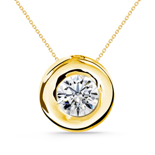 Collar Diamante LADY 0.55-1.00ct Solitario Oro Amarillo 99928312045