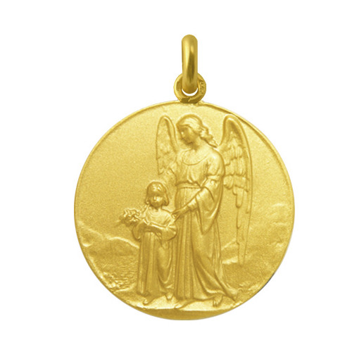 Medailon Strážný anděl 18K