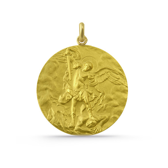 Medalla San Miguel Oro 18K
