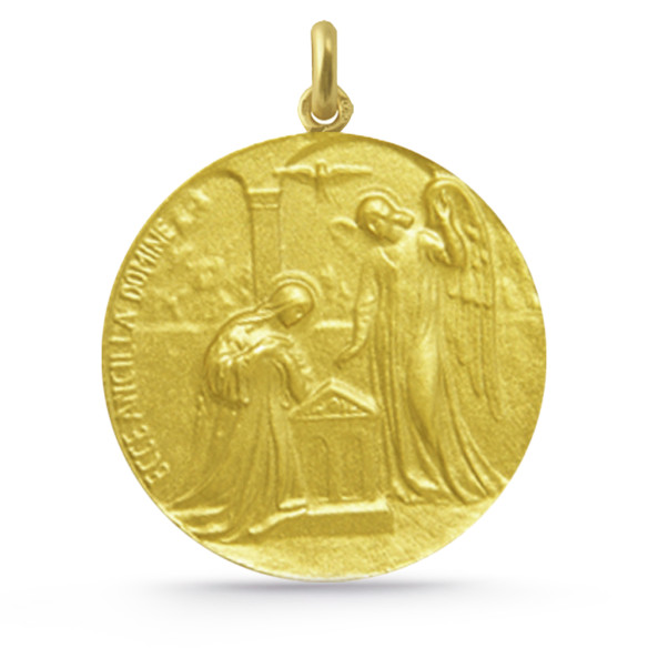 Medaljong San Gabriel Gull 18K