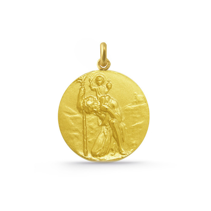 Medalla San Cristobal Gull 18K