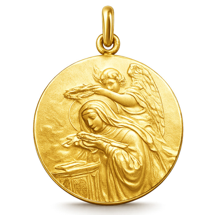 Medalla Santa Rita Guld 18K